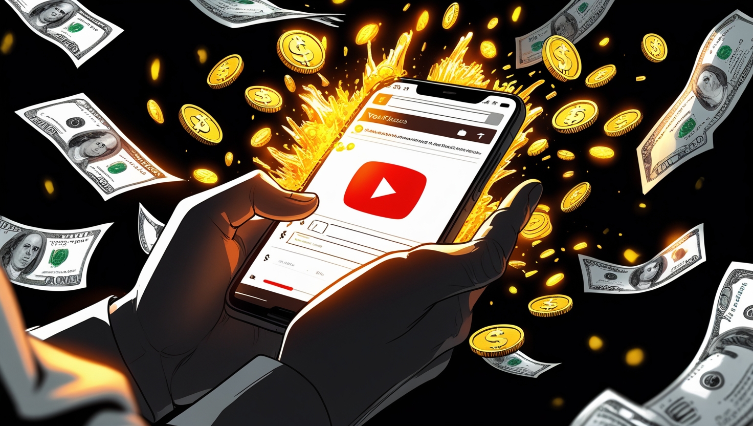 YouTube Earn Money App: Earn $500 Daily Watching Videos!