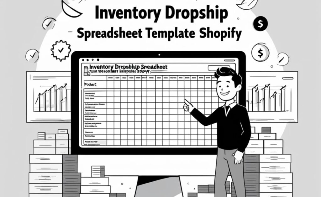 inventory dropship spreadsheet template Shopify